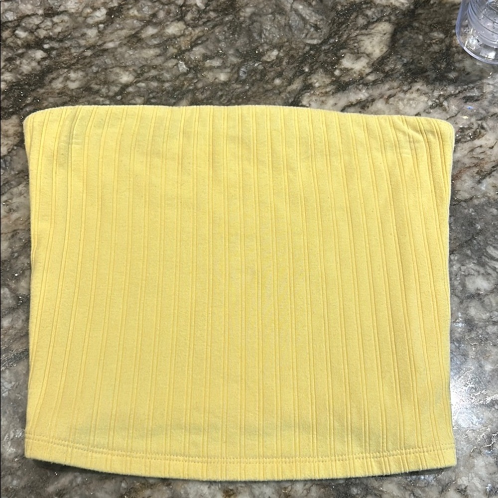 American Eagle Yellow Tube Top